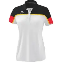 Erima Change By Poloshirt Weiß/Schwarz/Rot - 42