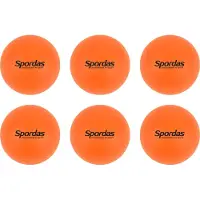 Spordas Hockeybälle Set - 6 Stück für Schule und Indoor Feldhockey
