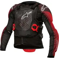Alpinestars Bionic Tech Youth Protektionsjacke Schwarz Weiß Rot Größe L-XL