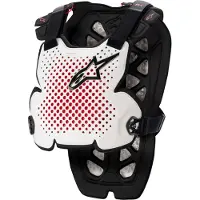 Alpinestars A-1 Pro Brustschutz Weiß Schwarz Rot Größe M-L