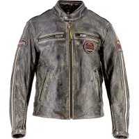 Helstons Ace 10Ans Motorrad Lederjacke, braun, XL