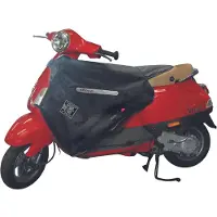 Tucano Urbano Beinschutz Termoscud Schwarz R153X Piaggio Vespa LX/LXV/S/S Sprint schwarz