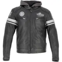Helstons Riposte Lederjacke Schwarz 2XL Mann Schwarz 2XL