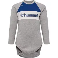 Hummel Body l/ä - hmlMurphy - Grau Meliert - - 62 - Body L/Ä