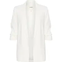 Soaked in luxury Blazer Gerade Passform Whisper White
