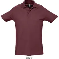 Sol SOLs 11362 | Herren Poloshirt Spring II - Farbe: Burgundy - Größe: XL
