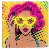 Forever LED Neon Art Wandkunst Wanddekoration Dekolicht Power Woman