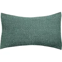 Vivaraise kissen baumwolle stonewashed tana