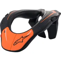 Alpinestars Jugend-Nackenprotektor Black Orange, Größe: One Size