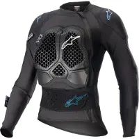 Alpinestars Stella Bionic Action V2 Protektorenjacke Schwarz Cyan Größe M