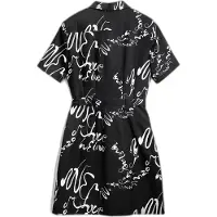 Desigual Hemdkleid 25SWVW38 Schwarz Regular Fit