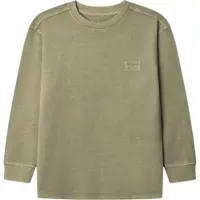 Pepe Jeans für Jungen. PB5000028 Grünes Telmo-T-Shirt (4años= 80cm), Lässig, Baumwolle, Langarm, Kinderbekleidung