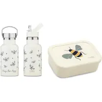 Vanilla Copenhagen - Drinking Bottle (350 ml) + Lunch Box (700 ml) - Honeybee (Bundle)