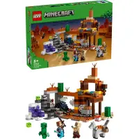 LEGO Minecraft Die Mine in den Badlands, Bergbau-Spielzeug zum Videospiel, Set für Jungen und Mädchen ab 8 Jahren, Bauspaß mit Steinen, Abenteuerset, Geburtstagsgeschenk 21263