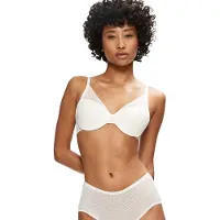 Triumph Ohne Bügel BH Signature Sheer | Grösse: 75F | Farbe: Gebrochenes Weiß