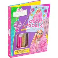 Sonstige Verlage BARBIE EXTRA Glitter Crystal Bilder Set