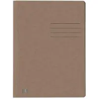 Oxford Schnellhefter Top File+ A4 Karton 390g kaufm. und Amtsheftung braun Packung mit 25 Stück