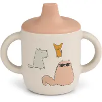 Liewood Trinklernbecher - Neil Sippy Cup - Silikon - Katzen Ente - - One Size - Becher