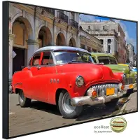 Papermoon Infrarotheizung »EcoHeat - Havanna Oldtimer«, Matt-Effekt - bunt