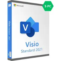 Office-keys.nl Visio Standard 2021, Public Key Certificate (PKC), 1 Lizenz(en), Deutsch