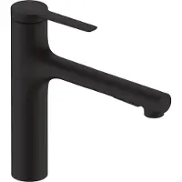 Hansgrohe Einhebel-Küchenmischer Zesis M33 ComfortZone 160, 2 jets mattschwarz