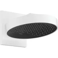 Hansgrohe Rainfinity Kopfbrause 250 1jet EcoSmart mit Wandanschluss, Mattweiß