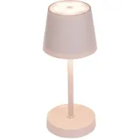 24hShop OOTB Rosafarbene Tisch-Lampe mit LED