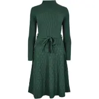 Apricot Minikleid Damen Viskose grün strukturiert, 42 770796-0001-00420