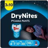 Huggies DryNites Pyjama Pants Einweg Jungen 4-7 Jahre 3 x 10 Stück 2141011_Case