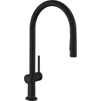 Hansgrohe Talis M54 Einhebel-Küchenmischer 210, EcoSmart, Ausziehbrause, 2jet, Mattschwarz