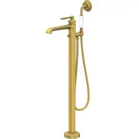 Steinberg Serie 350 Wannenarmatur, freistehend, Ausladung 230mm, 3501162BG