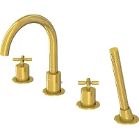 Steinberg Serie 250 Wannenarmatur, 4-Loch, schwenkbar, Wannenrandmontage, Ausladung 192 mm, 2502400BG