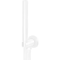 Steinberg Serie 100 Handbrausengarnitur mit integriertem Brauseanschlussbogen, Stabhandbrause, 1001670W
