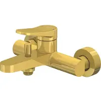 Steinberg Serie 340 Wannenarmatur, Aufputz, für zwei Verbraucher, Ausladung 110mm, 3401100BG