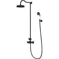 Steinberg Serie 350 Duschsystem, Komplettset mit Thermostat, 3502721S