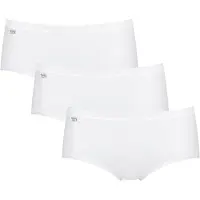 Sloggi Midislip "Basic+" 3er Pack, Baumwolle, klassischer Stil, bequem, mittelhoher Bund, Softnähte