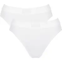 Sloggi Tai-Slip "Double Comfort T" 2er Pack, elastischer nahtloser Bund, hoher Beinausschnitt
