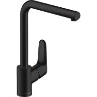Hansgrohe Focus M41 Einhebel-Küchenmischer 280, 1jet, Mattschwarz