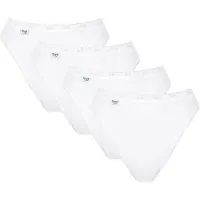 Sloggi Taillenslip "Basic+" 4er Pack, weich, Baumwollmix, Multipack, elastisch