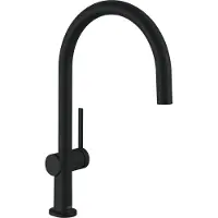 Hansgrohe Talis M54 Einhebel-Küchenmischer 220, 1 Strahlart, Eco, 72843670, Farbe: Mattschwarz