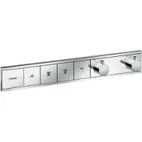 Hansgrohe RainSelect Thermostat Unterputzmodell für 4 Verbraucher, 15382000, Farbe: Chrom