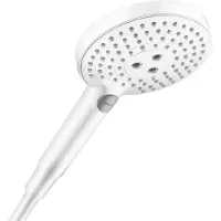 Hansgrohe Raindance Select S Handbrause mit 3 Strahlarten, EcoSmart+ und QuickClean