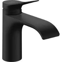 Hansgrohe Vivenis Einhebel-Waschtischmischer 80 CoolStart ohne Ablaufgarnitur, Mattschwarz