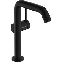 Hansgrohe Tecturis S Einhebel-Waschtischarmatur 210 Fine CoolStart wassersparend+ mit Schwenkauslauf und Push-Open Ablaufgarnitur