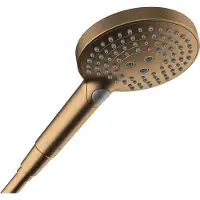 Hansgrohe Raindance Select S Handbrause 120 3jet PowderRain EcoSmart+, Brushed Bronze