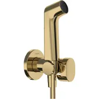 Hansgrohe Bidette Douchette à main 1jet S EcoSmart pour eau chaude avec support de douche et flexibles de