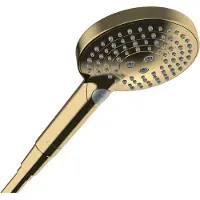 Hansgrohe Raindance Select S Handbrause 120 3jet PowderRain EcoSmart, Polished Gold Optic