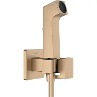 Hansgrohe Bidette Douchette à main 1jet E EcoSmart pour eau froide, avec support de douche et flexibles de