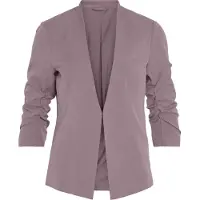 Vila Kurzblazer "VIHER NEW 3/4 BLAZER -NOOS" Materialmix, regular fit