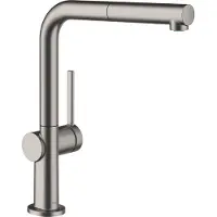 Hansgrohe Talis M54 Einhebel-Küchenmischer 270, Ausziehauslauf, 1jet, Brushed Black Chrome